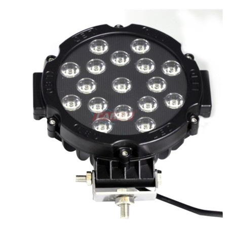 ÇALIŞMA LAMBASI OFF-ROAD YUVARLAK 12-36V 17 LED 160MM K-40MM SİYAH 420