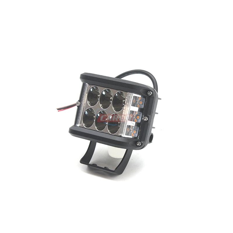 ÇALIŞMA LAMBASI KARE KAPUT ÜSTÜ ÇAKARLI 10-30V 36W 6 LED 980X75MM K-65