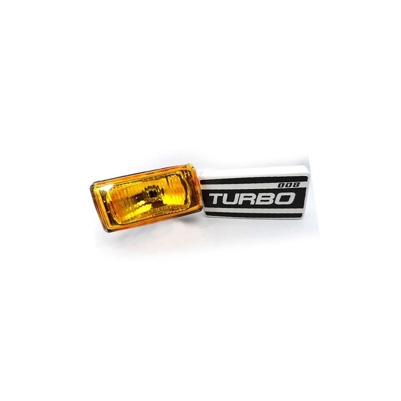 SİS LAMBASI DİKDÖRTGEN KAPAKLI TURBO 008 SARI 180X90 3000102 CARUB
