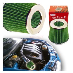 PERFORMANS HAVA FİLTRE BÜYÜK YUVARLAK DELİKLİ 15CM 2 APARATLI YEŞİL 46