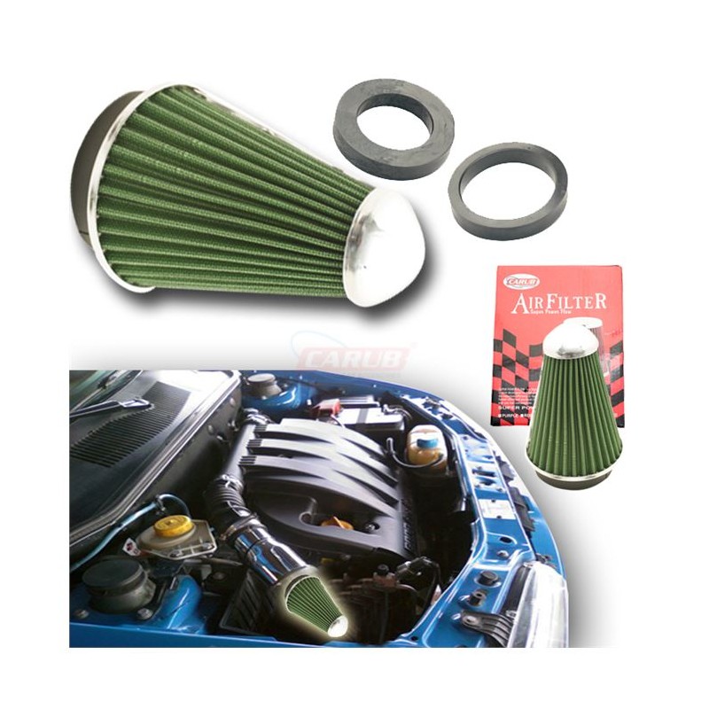 PERFORMANS HAVA FİLTRE ORTA KONİK SİVRİ 20CM 2 APARATLI YEŞİL4686002 4