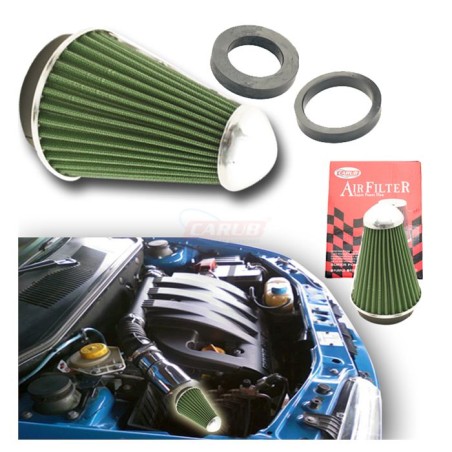 PERFORMANS HAVA FİLTRE ORTA KONİK SİVRİ 20CM 2 APARATLI YEŞİL4686002 4