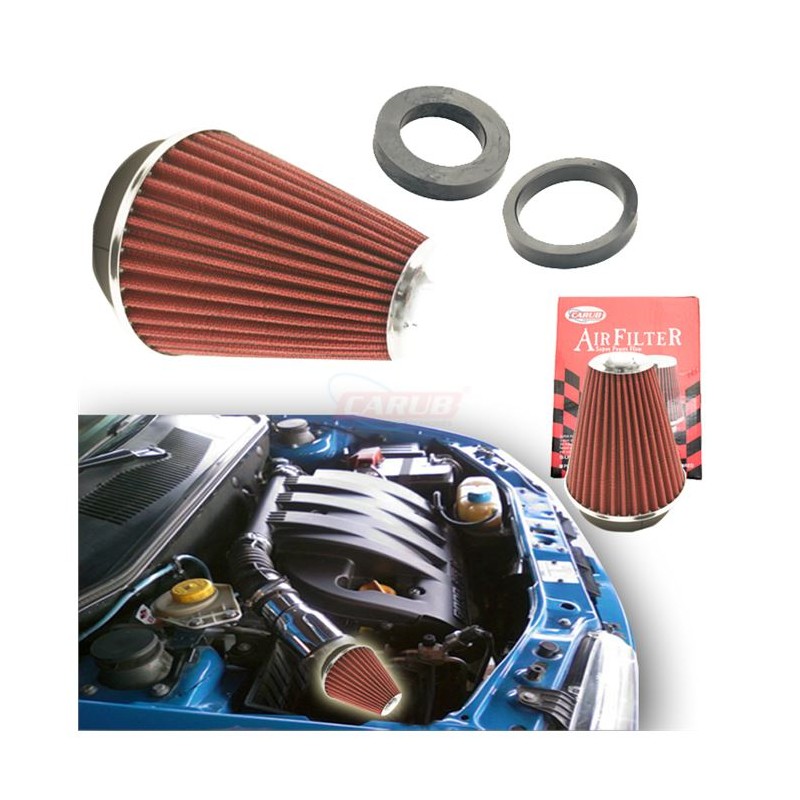 PERFORMANS HAVA FİLTRE ORTA KONİK SİVRİ 20CM 2 APARATLI KIRMIZI 468600