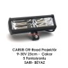 ÇALIŞMA LAMBASI OFF-ROAD BAR 9-30V 23CM ÇAKAR 5 FONKS SARI-BEYAZ 42033