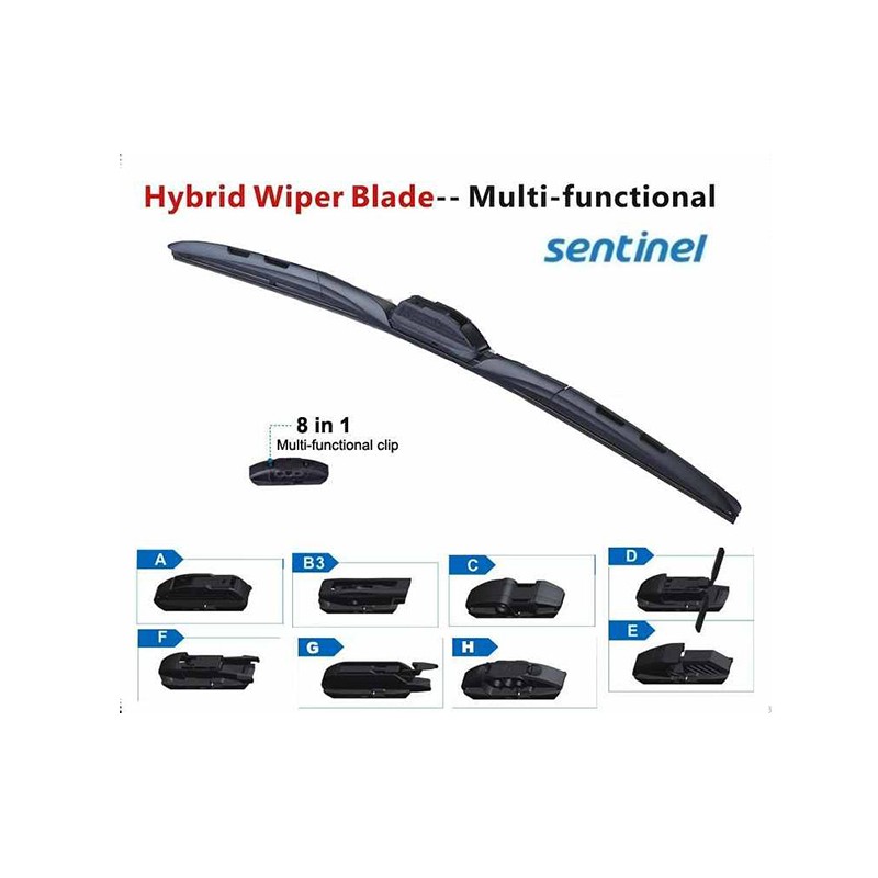SİLECEK SÜPÜRGESİ HYBRID APARATLI 8PRÇ 98.410 98-410 SENTİNEL