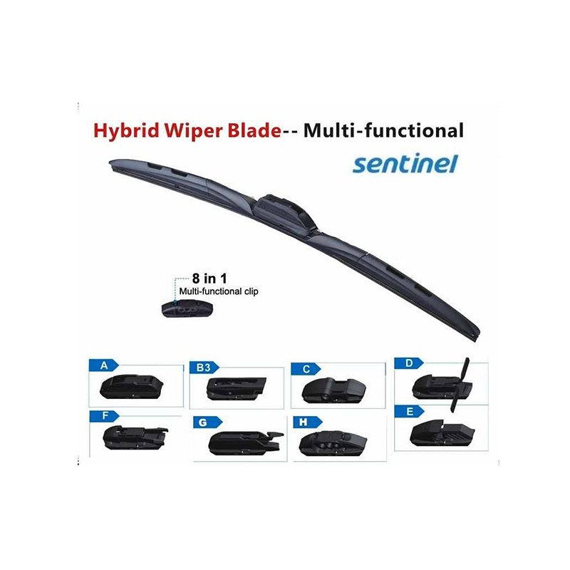 SİLECEK SÜPÜRGESİ HYBRID APARATLI 8PRÇ 98.480 98-480 SENTİNEL