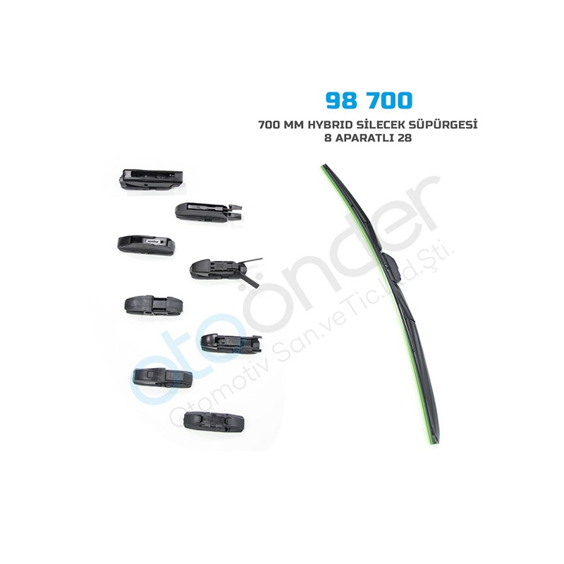 SİLECEK SÜPÜRGESİ HYBRID APARATLI 8PRÇ 98.700 98-700 SENTİNEL