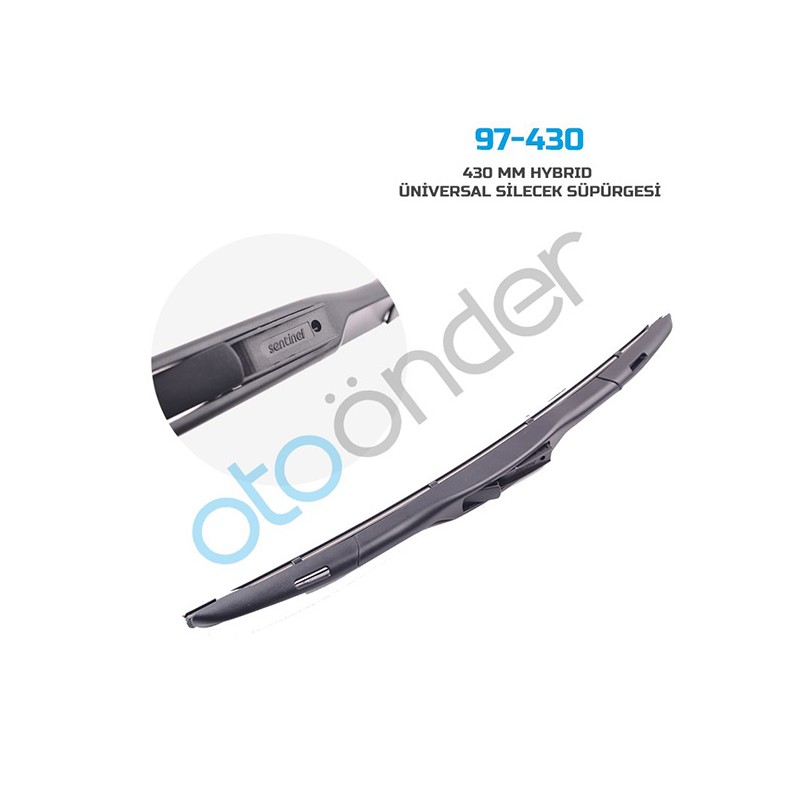 SİLECEK SÜPÜRGESİ HYBRID 430MM 97.430 97-430 SENTİNEL
