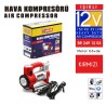 KOMPRESÖR TEK PİSTON 12V METAL KIRMIZI IŞIKLI 2491203 CARUB