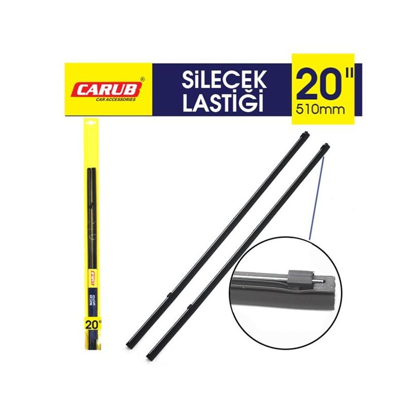 SİLECEK SİLGİ LASTİĞİ 510MM TELLİ İNCE SIRT 20 CARUB 1351151 CARUB
