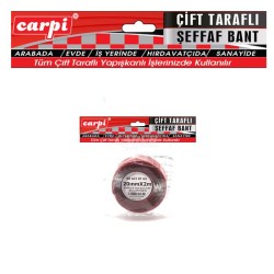 BANT ÇİFT TARAFLI SİLİKONLU 2MT AMBALAJ 20MMX2MT CARPİ 6570164 CARUB
