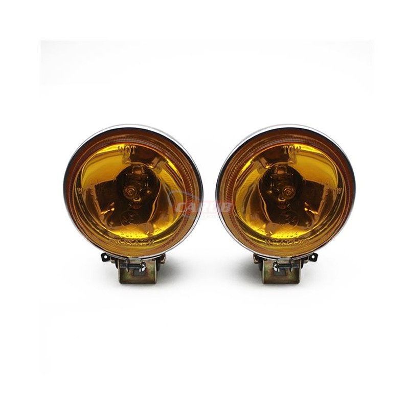 SİS LAMBASI YUVARLAK OBEN TİP SARI ARKASI SİYAH 90MM 3016003 CARUB
