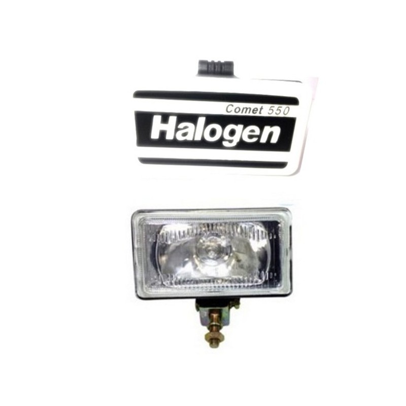 SİS LAMBASI DİKDÖRTGEN KAPAKLI COMET 550 BEYAZ 195X95MM PMX-C550 PMX