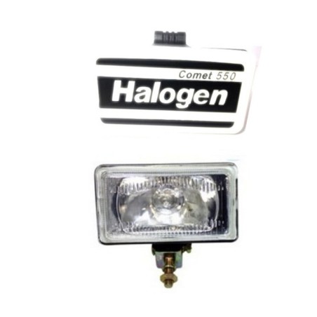 SİS LAMBASI DİKDÖRTGEN KAPAKLI COMET 550 BEYAZ 195X95MM PMX-C550 PMX