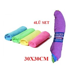 OTO BAKIM FİBER BEZ 4LÜ 30X30 S799 SARP