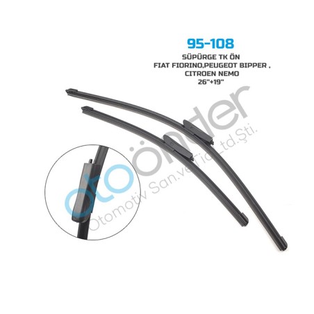 SİLECEK SÜPÜRGESİ ARACA ÖZEL FIAT FİORİNO, BİPPER, NEMO 650-480MM 95-1