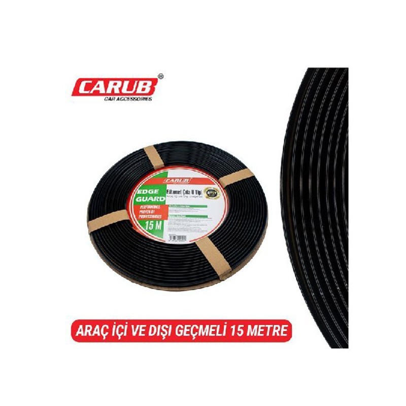 ÇITA ERKAMET PARLAK SİYAH GENİŞ 25MMX15M 1600622 CARUB