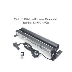 ÇALIŞMA LAMBASI OFF-ROAD BAR 9-30V KUMANDALI ÇİFT TARAF 45CM SARI SARI