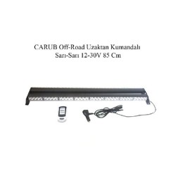 ÇALIŞMA LAMBASI OFF-ROAD BAR 9-30V KUMANDALI ÇİFT TARAF 85CM SARI SARI