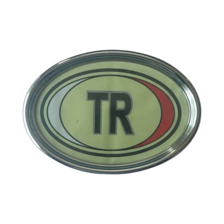 REFLEKTÖR ARMA OVAL BÜYÜK NİKELAJLI ELİPS TR KIRMIZI BEYAZ 205X145MM E