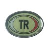 REFLEKTÖR ARMA OVAL BÜYÜK NİKELAJLI ELİPS TR KIRMIZI BEYAZ 205X145MM E