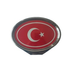 REFLEKTÖR ARMA OVAL BÜYÜK NİKELAJLI ELİPS ÇIKINTILI BAYRAK 205X155MM E