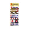 YAPIŞTIRMA FOLYO RENKLİ ETİKET TAKIMI SUZUKİ MOTORS 23 PARÇA ERN00201-