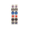 ARMA DAMLA ETİKET PLAKA PULU 2. MODEL 33MM 12 PARÇA ERN00111-2 SÜSLEN