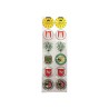 ARMA DAMLA ETİKET PLAKA PULU 4. MODEL 33MM 12 PARÇA ERN00111-4 SÜSLEN
