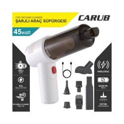 OTO ARAÇ SÜPÜRGESİ 45 WATT ŞARZLI LÜX 0909010 CARUB
