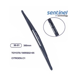 SİLECEK SÜPÜRGESİ ARKA TOYOTA YARİS 02-05/ CITRÖEN C1 300MM 96.91 96-9
