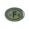 REFLEKTÖR ARMA OVAL BÜYÜK NİKELAJLI ELİPS F (FARANSA) KOYU YEŞİL 205X1