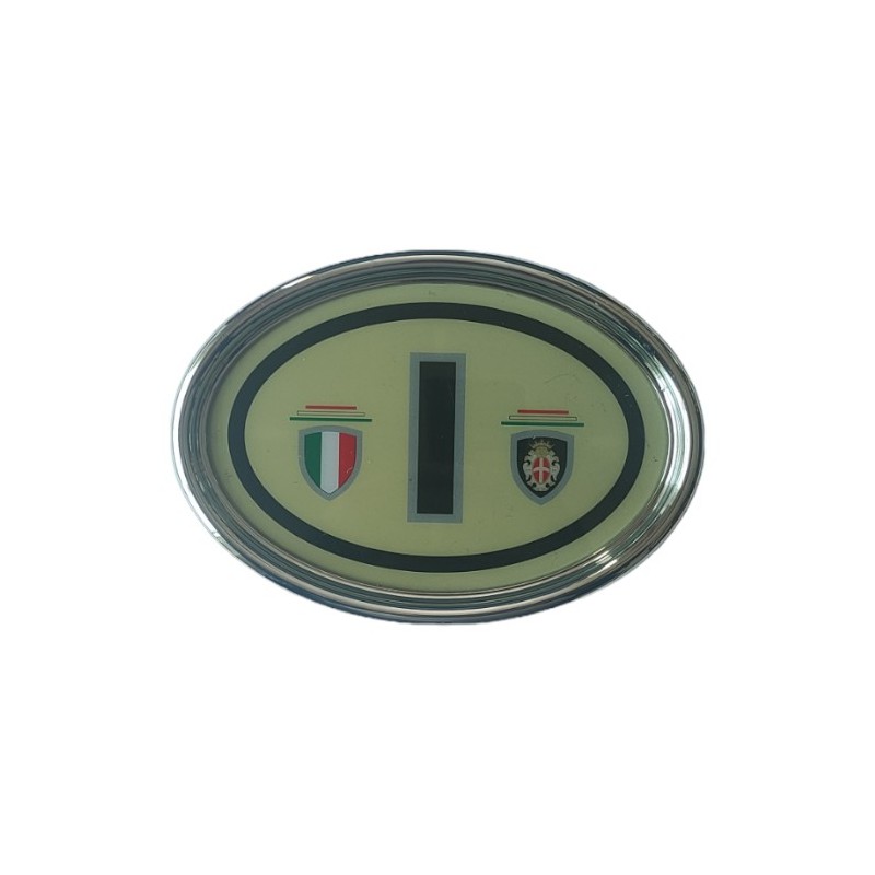 REFLEKTÖR ARMA OVAL BÜYÜK NİKELAJLI ELİPS I (İTALYA) KOYU YEŞİL 205X14