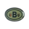 REFLEKTÖR ARMA OVAL BÜYÜK NİKELAJLI ELİPS B (BELÇİKA) KOYU YEŞİL 205X1
