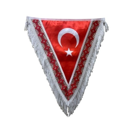 ÜÇGEN BAYRAK TÜRK BAYRAK KÜÇÜK 22CM 180X220MM UB-TR-K SÜSLEN