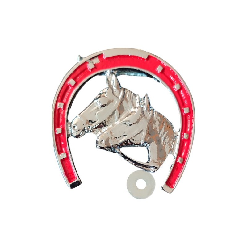 ARMA DÖKÜM ETİLKET AT NALI RENKLİ ORTA KIRMIZI 85MM ERN00121-2 SÜSLEN