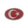ARMA ETİKET YAZI ALÜMİNYUM OVAL ORTA BAYRAK 130X85MM ERN00131-2 SÜSLEN