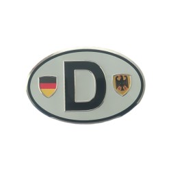 ARMA ETİKET YAZI ALÜMİNYUM OVAL ORTA D BEYAZ 130X85MM ERN00131-3 SÜSLE