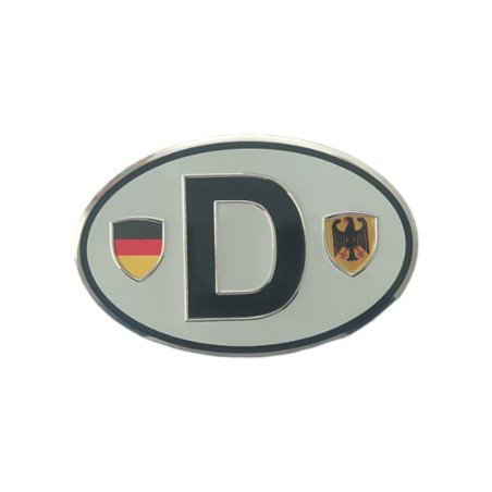 ARMA ETİKET YAZI ALÜMİNYUM OVAL ORTA D BEYAZ 130X85MM ERN00131-3 SÜSLE