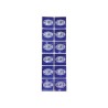 ARMA DAMLA ETİKET PLAKA PULU HELLA MAVİ 33X33MM 12 PARÇA ERN00111-5 SÜ