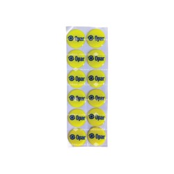ARMA DAMLA ETİKET PLAKA PULU OPAR SARI 33MM 12 PARÇA ERN00111-6 SÜSLEN