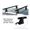 BAGAJ SÖRF ATKI OLUKSUZ DEMİR AYAKLI METAL 136CM SİYAH 0761038 CARUB