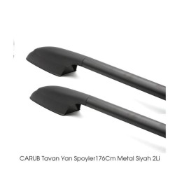 TAVAN YAN SPOYLER ÇITASI ÜNİVERSAL METAL 176CM SİYAH 0761031 CARUB