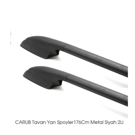 TAVAN YAN SPOYLER ÇITASI ÜNİVERSAL METAL 176CM SİYAH 0761031 CARUB
