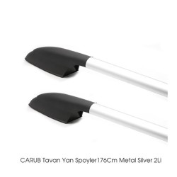 TAVAN YAN SPOYLER ÇITASI ÜNİVERSAL METAL 176CM SİLVER 0761032 CARUB