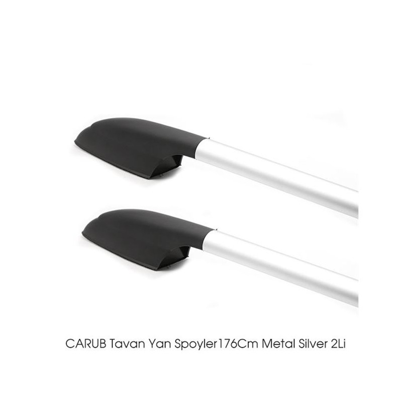 TAVAN YAN SPOYLER ÇITASI ÜNİVERSAL METAL 176CM SİLVER 0761032 CARUB