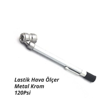 LASTİK HAVA ÖLÇME ÖLÇER METAL 204 TİP 120 Psi KÜÇÜK 2450311 CARUB