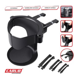 BARDAKLIK ÇOK AMAÇLI HAVALANDIRMA SİYAH 2941024 CARUB