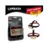 KAFA LAMBASI DİKDÖRTGEN GÜNEŞ ENERJİLİ ŞARZLI COB LED BEYAZ + KIRMIZI