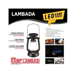 KAMP FENERİ GÜNEŞ ENERJİLİ BEYAZ-GÜNIŞIK 4456105 CARUB